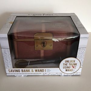 NEW Harry Potter Savings Bank & Wand